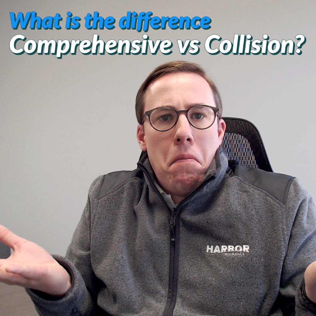 What is the difference between comprehensive and collision insurance?